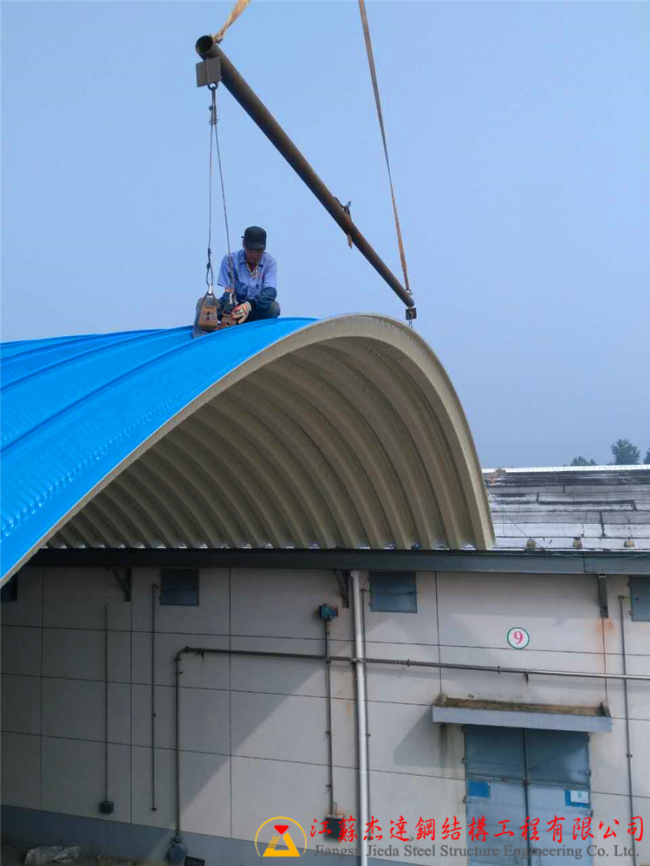 鹽城市便倉(cāng)糧庫吊裝